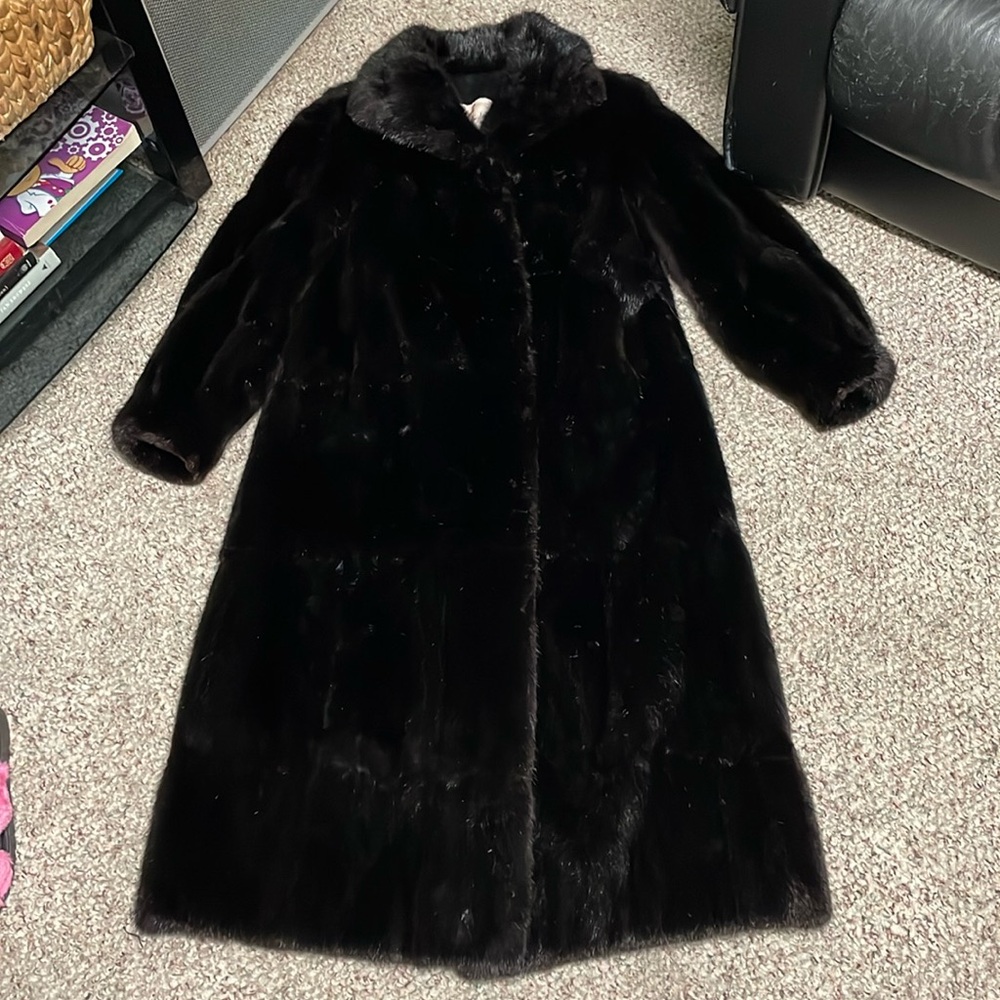 Vintage 1982 ankle length mink coat